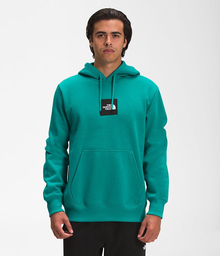 Sudadera Con Capucha The North Face Hombre Heavyweight Box Pullover Verde - Peru 21367LVOU